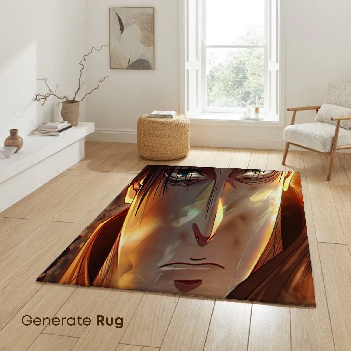 Blazing Warrior: Anime Intensity in Flames - Image 6