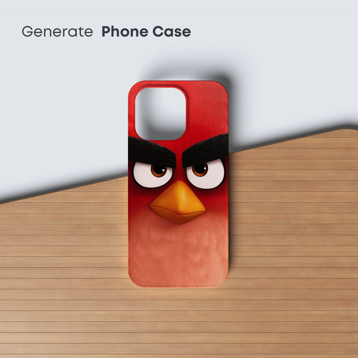 Furious Red Bird: Angry Eyes and Bold Feathers - Image 3