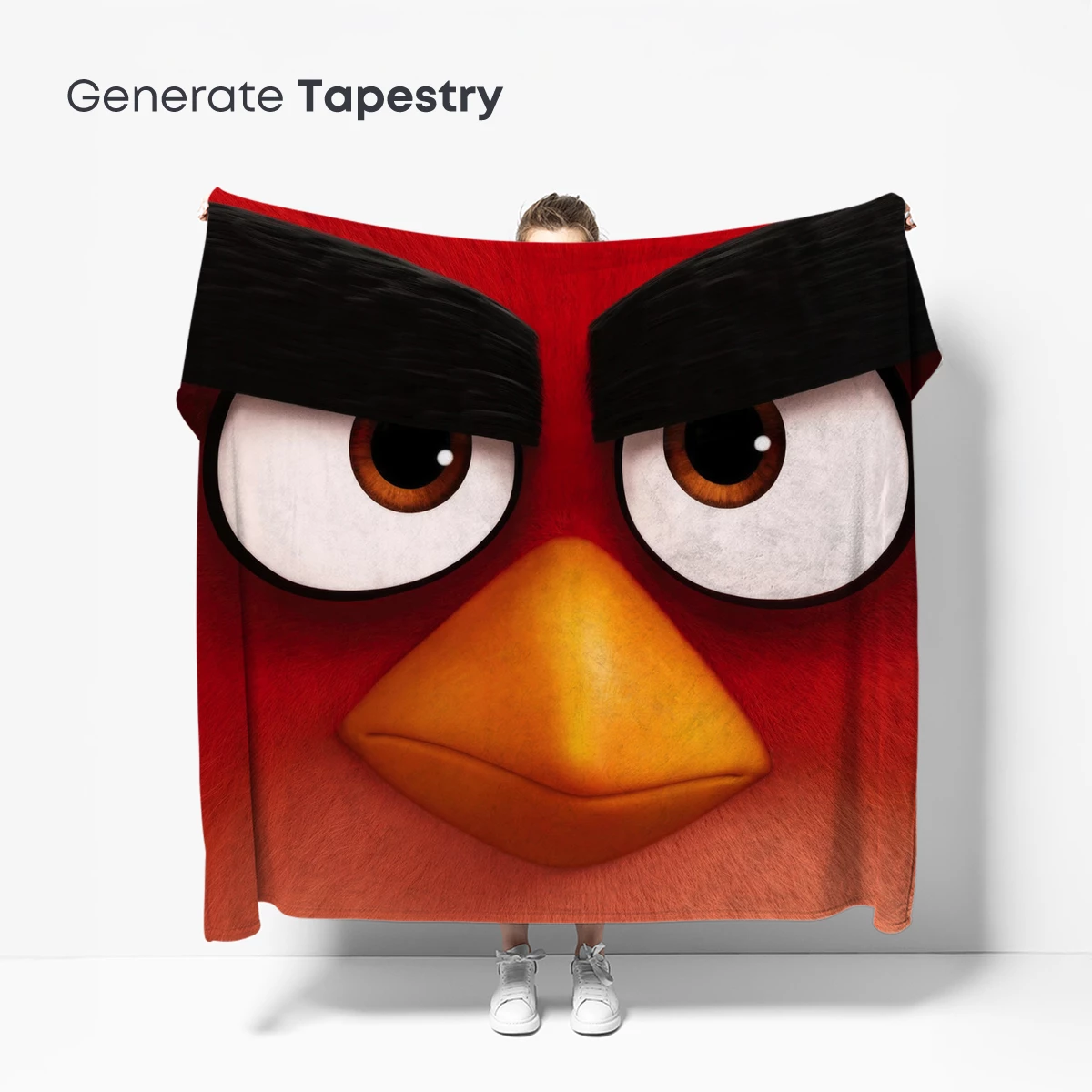 Furious Red Bird: Angry Eyes and Bold Feathers - Image 5