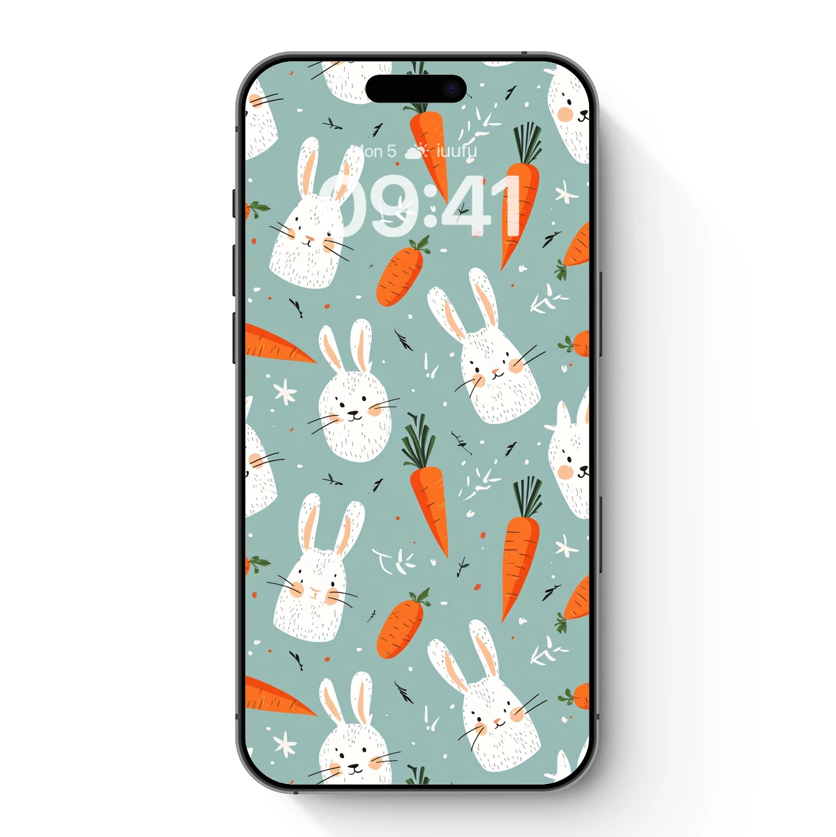 Bunny Carrot Delight: Whimsical Spring Pattern