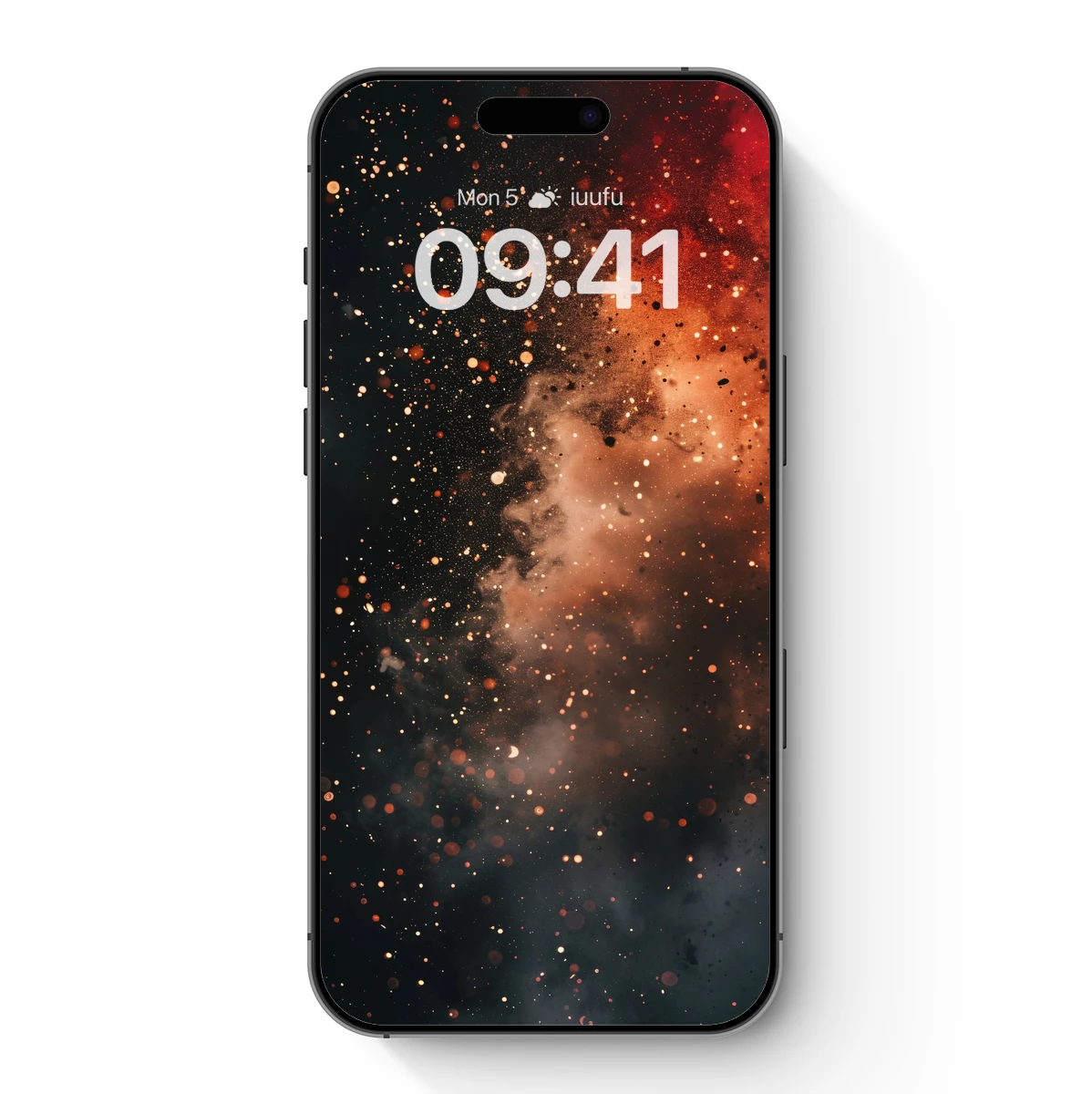 Cosmic Ember Whirl: A Dance of Stardust and Fire