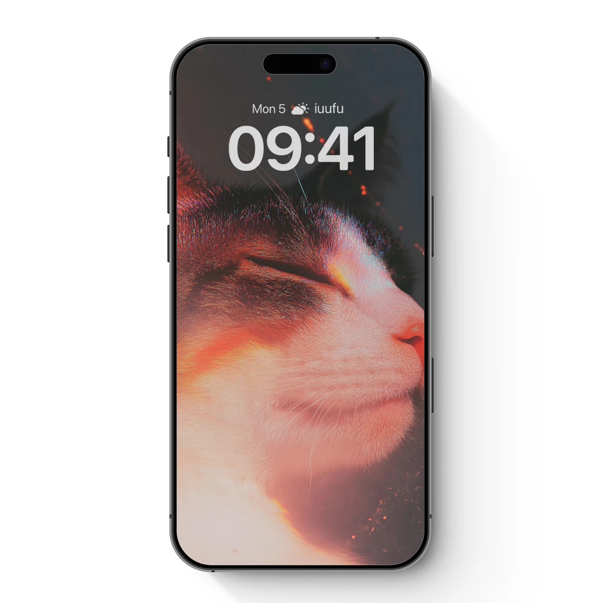 Ethereal Feline Dream: Neon Glow and Serenity