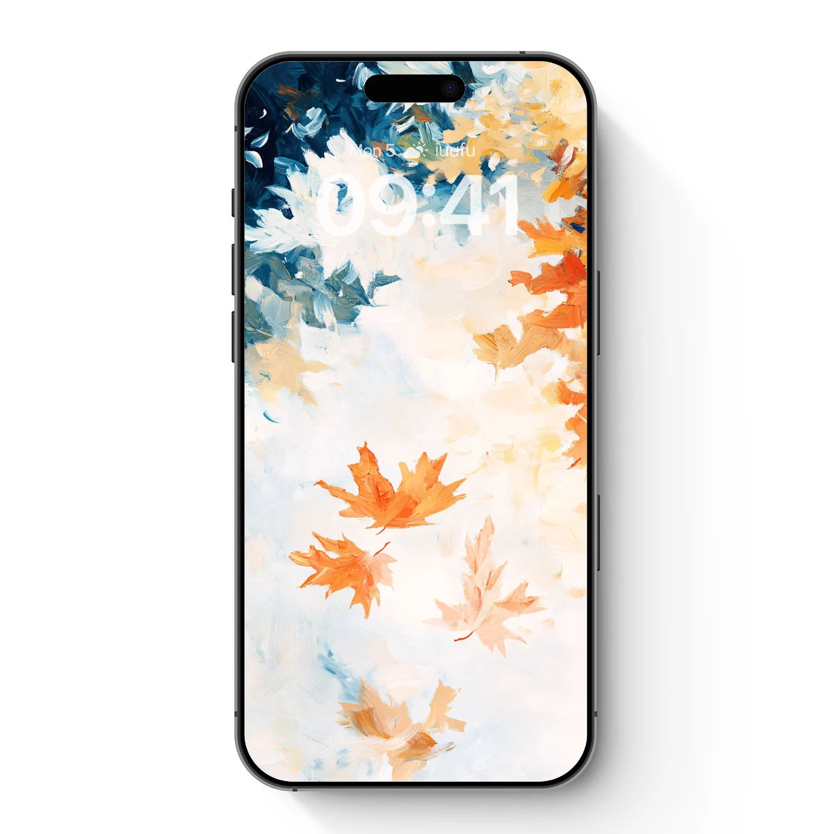 Autumn Leaves in Abstract Harmony