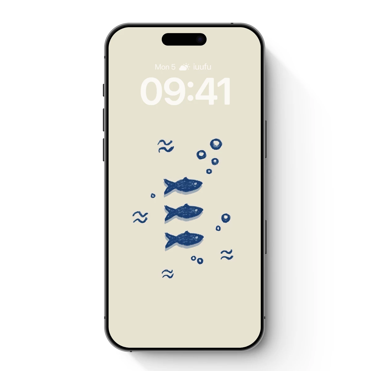 Deep Dive Trio: Whimsical Fish in Bubbles