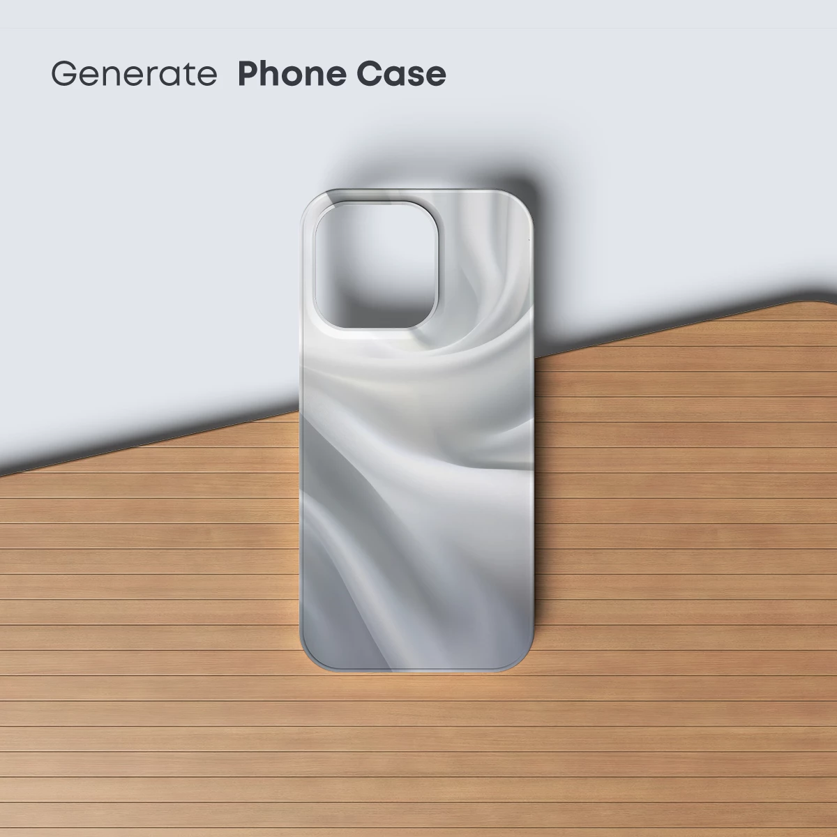 Elegant Silk Whisper: Soft Drapes in White - Image 3