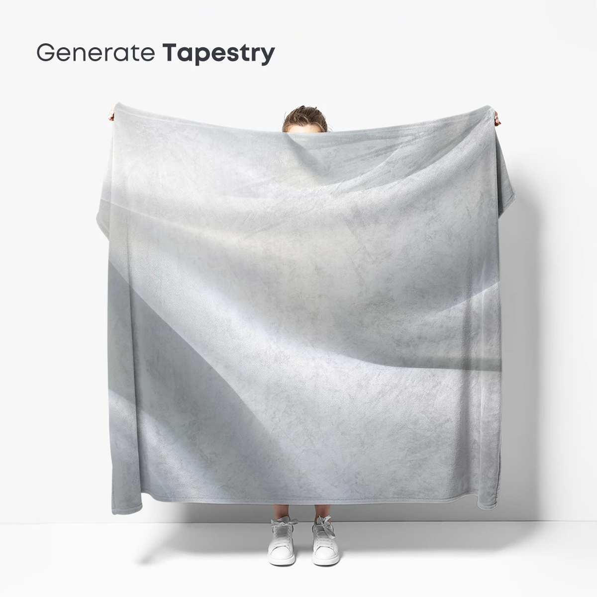 Elegant Silk Whisper: Soft Drapes in White - Image 5