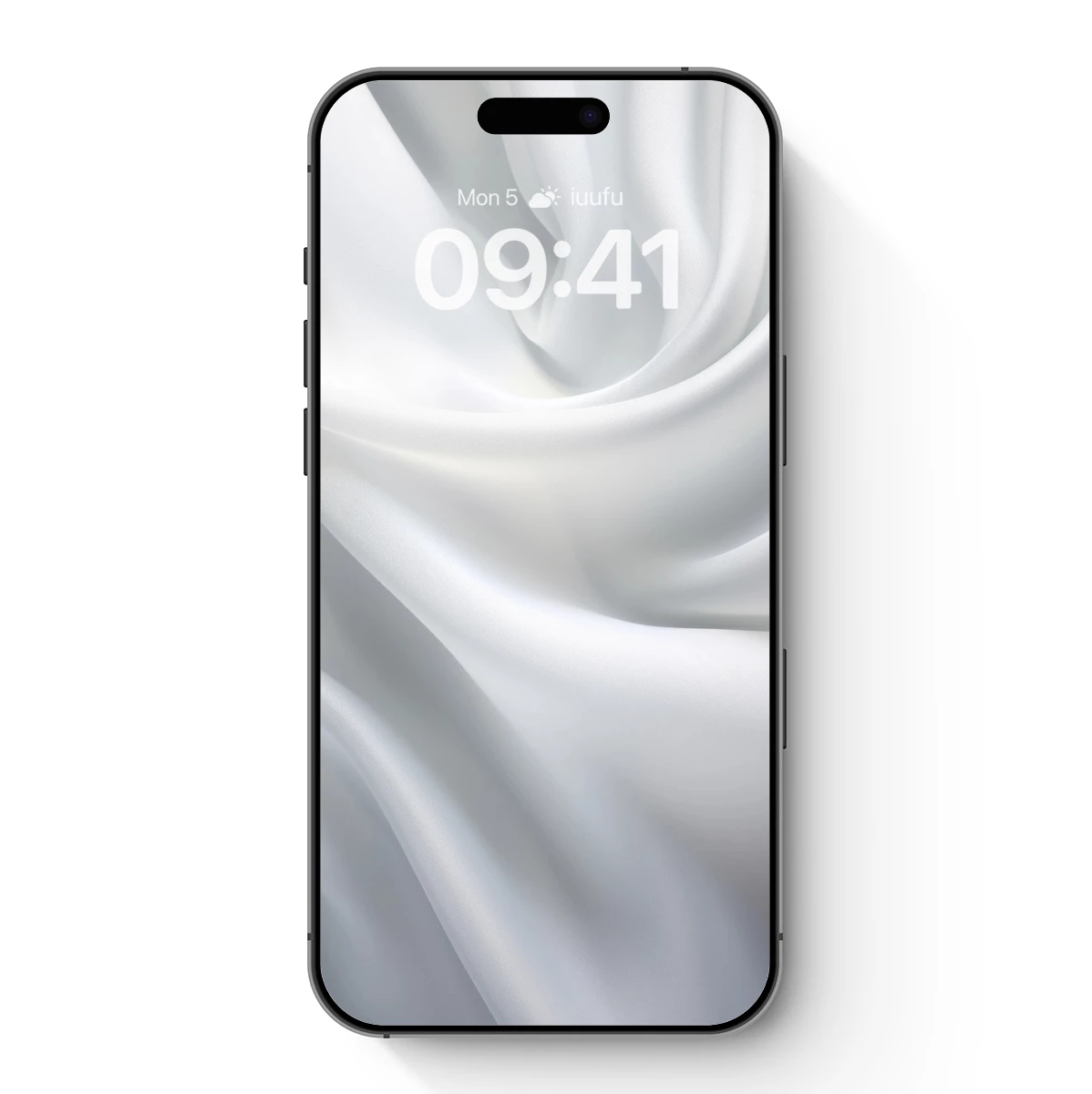 Elegant Silk Whisper: Soft Drapes in White