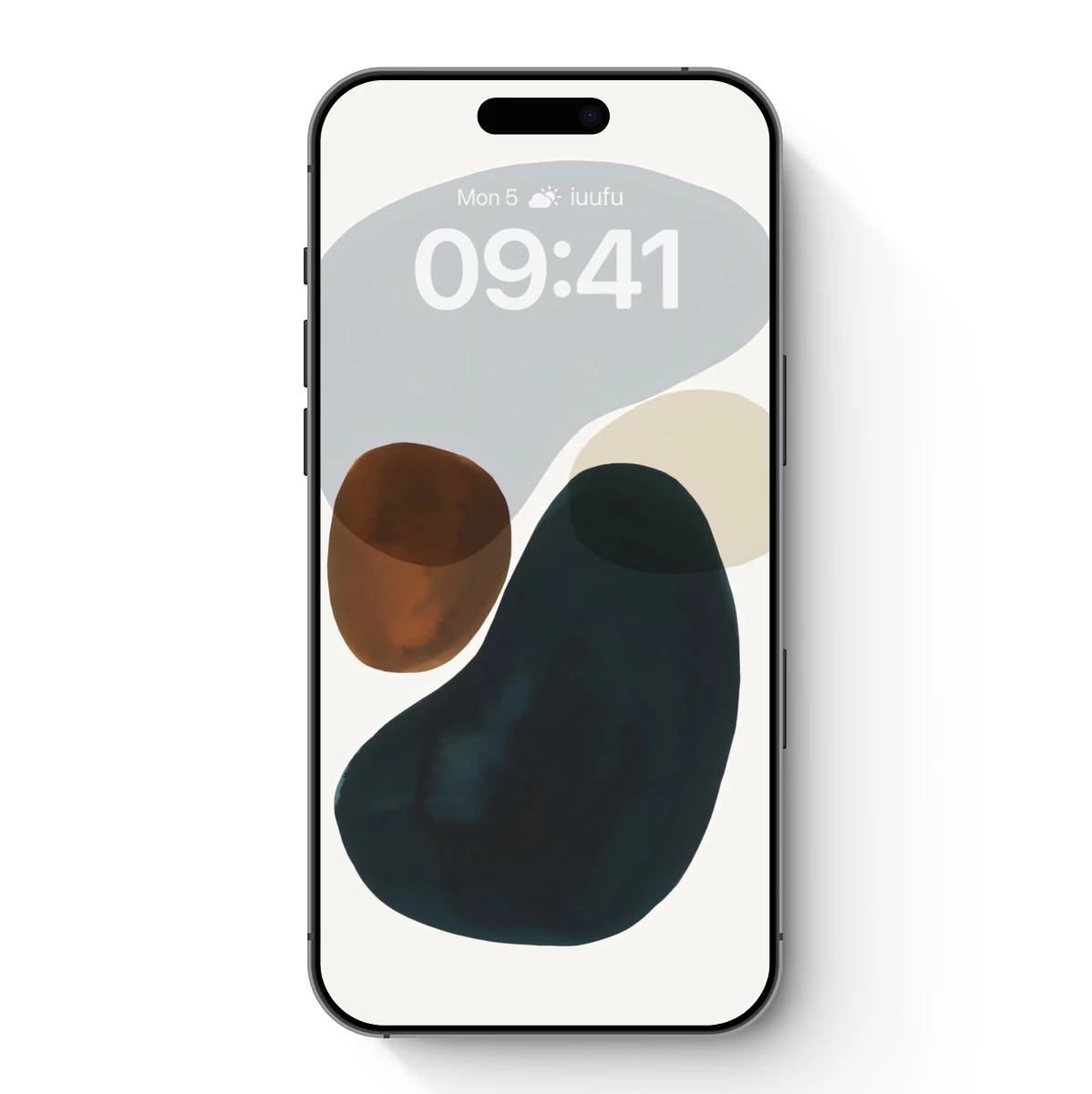 Abstract Harmony: Fluid Shapes in Soft Contrast