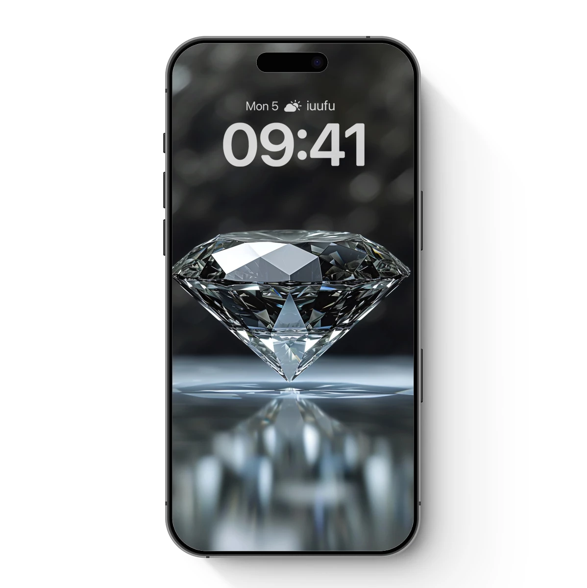 Crystal Diamond Reflection: Elegance in Facets