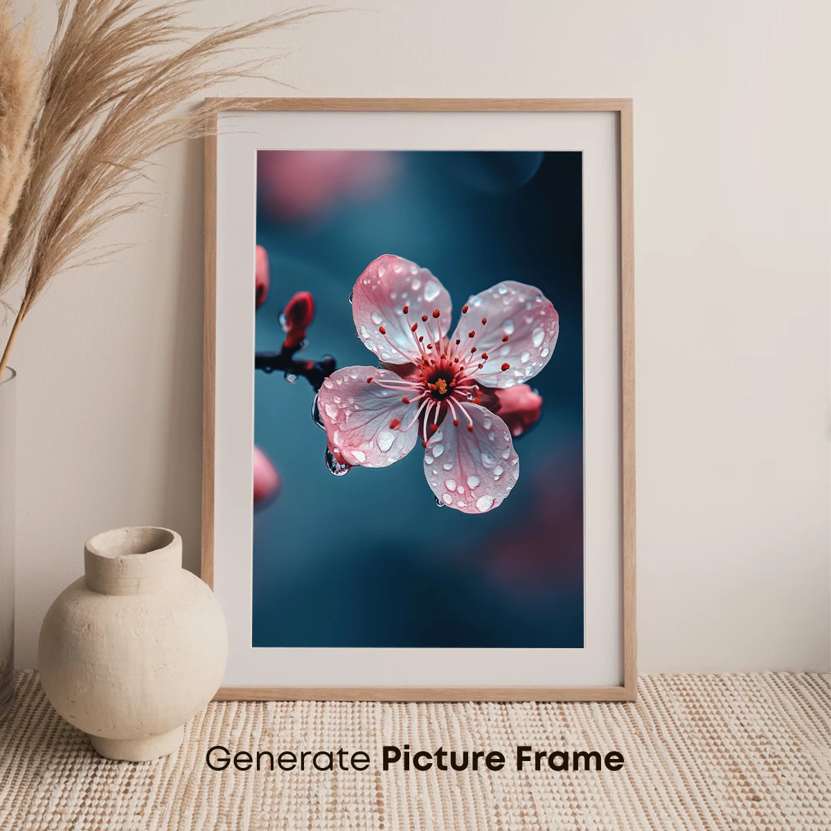 Dew-Kissed Blossom: A Symphony of Petals and Pearls - Image 7