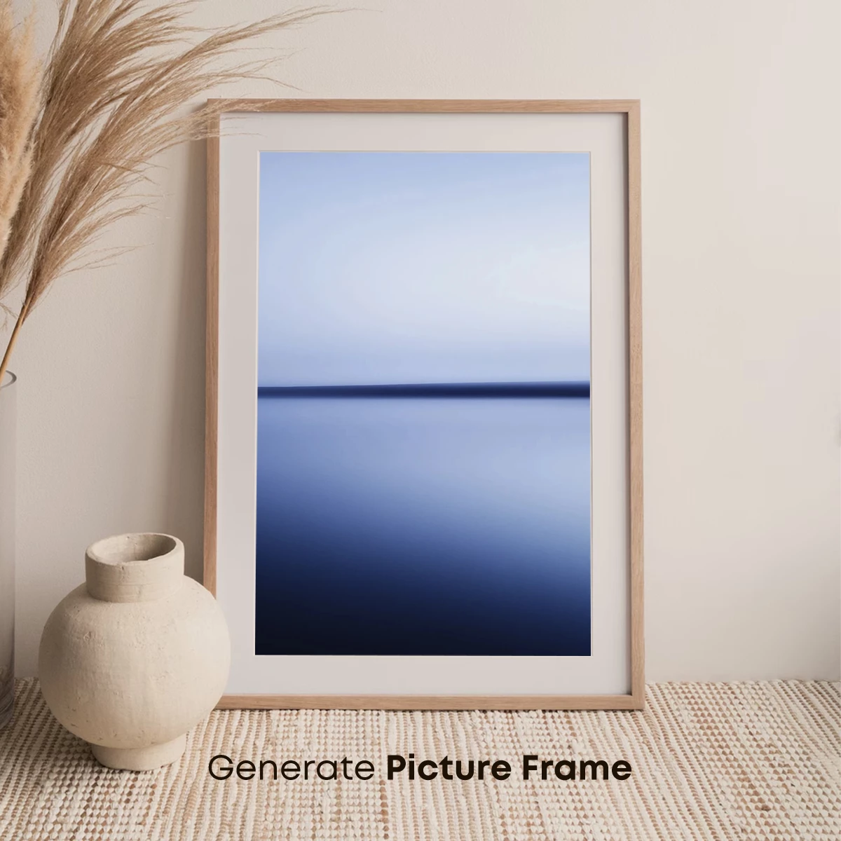 Horizon Haze: A Minimalist Ocean Calm - Image 7