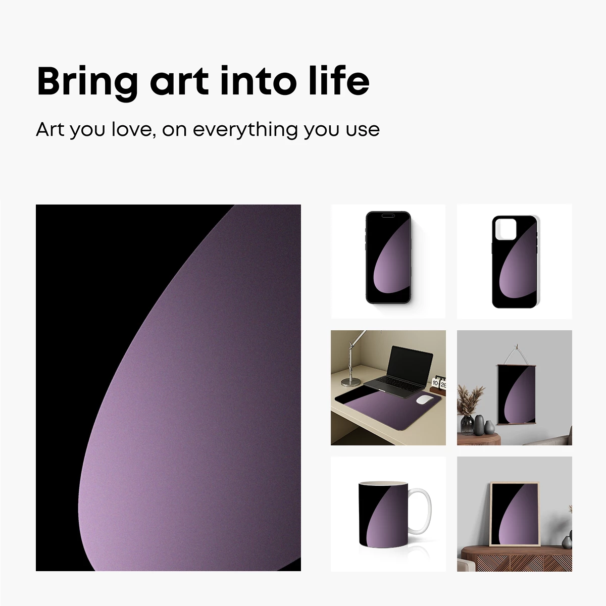 Eclipse of Serenity: Lavender Crescent - Image 2