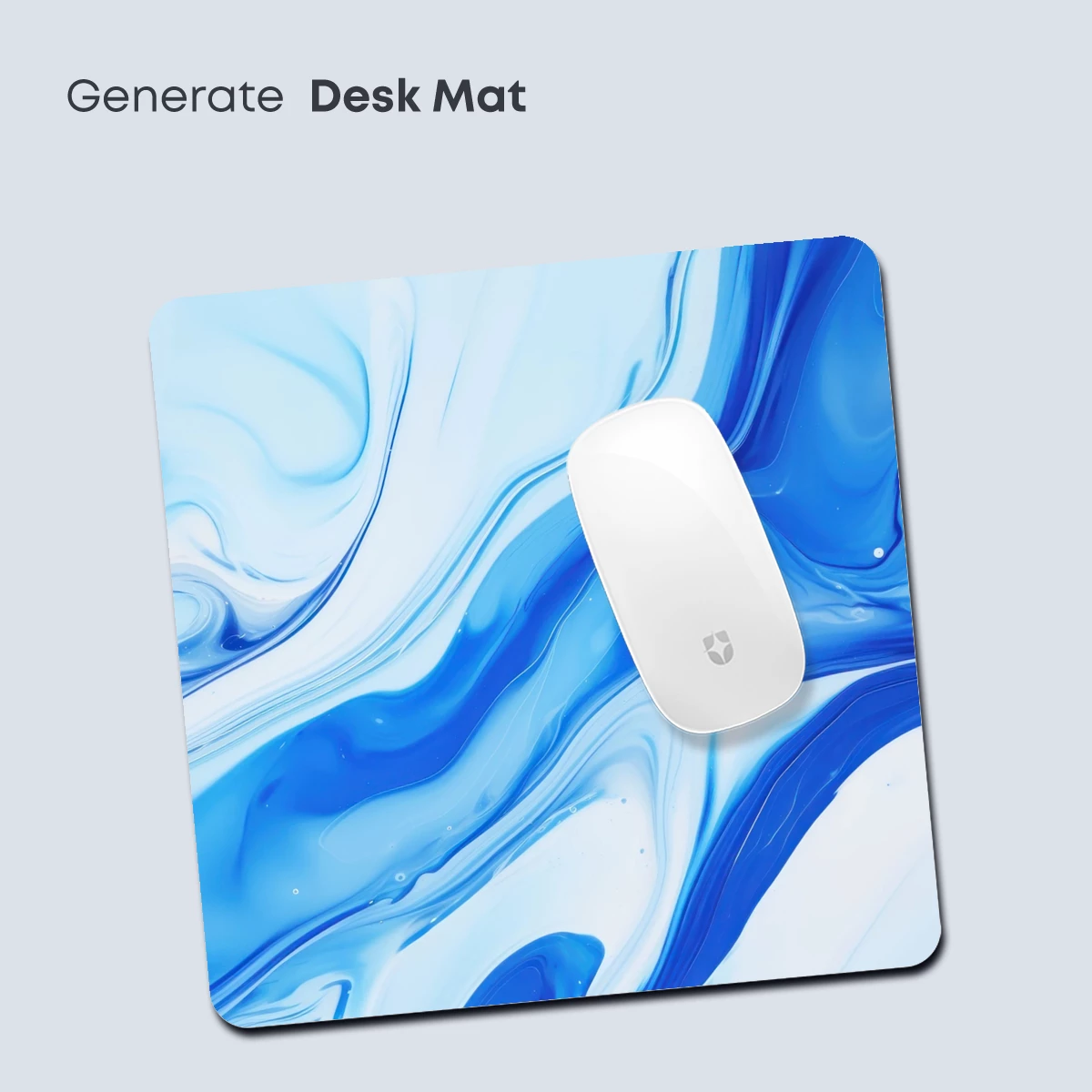 Ethereal Blue Swirls: Abstract Fluid Art - Image 4