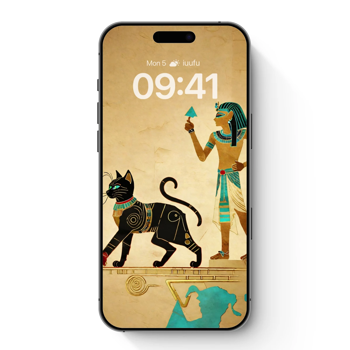Eternal Bond: Egyptian Goddess and Sacred Cat