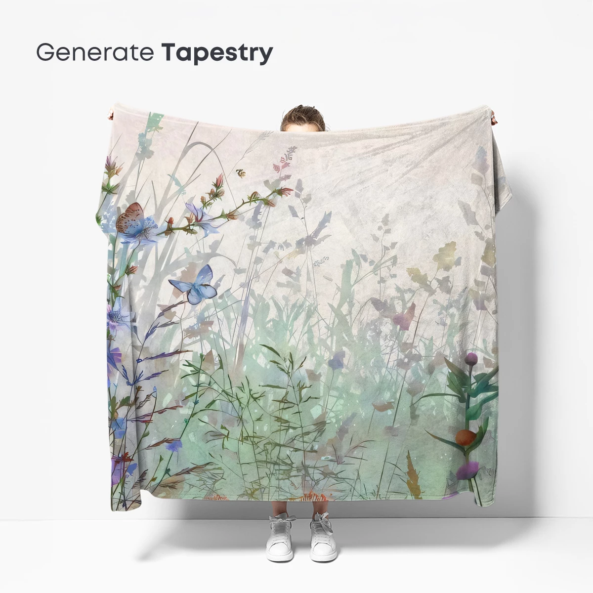 Enchanted Meadow: A Fluttering Symphony of Flowers and Butterflies - Image 5