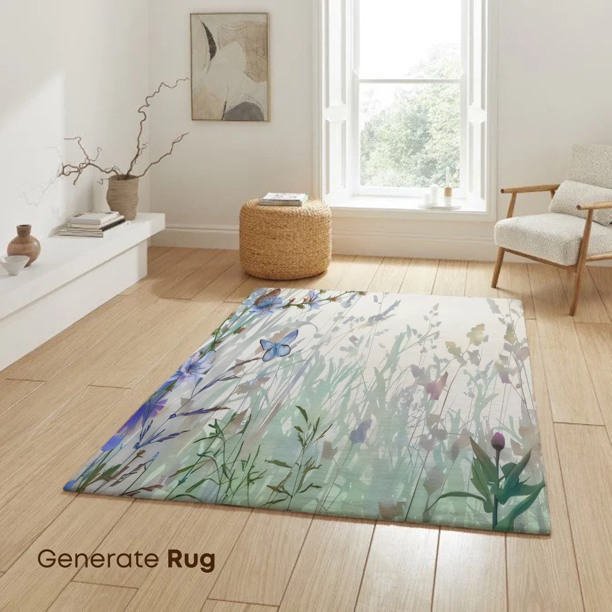 Enchanted Meadow: A Fluttering Symphony of Flowers and Butterflies - Image 6