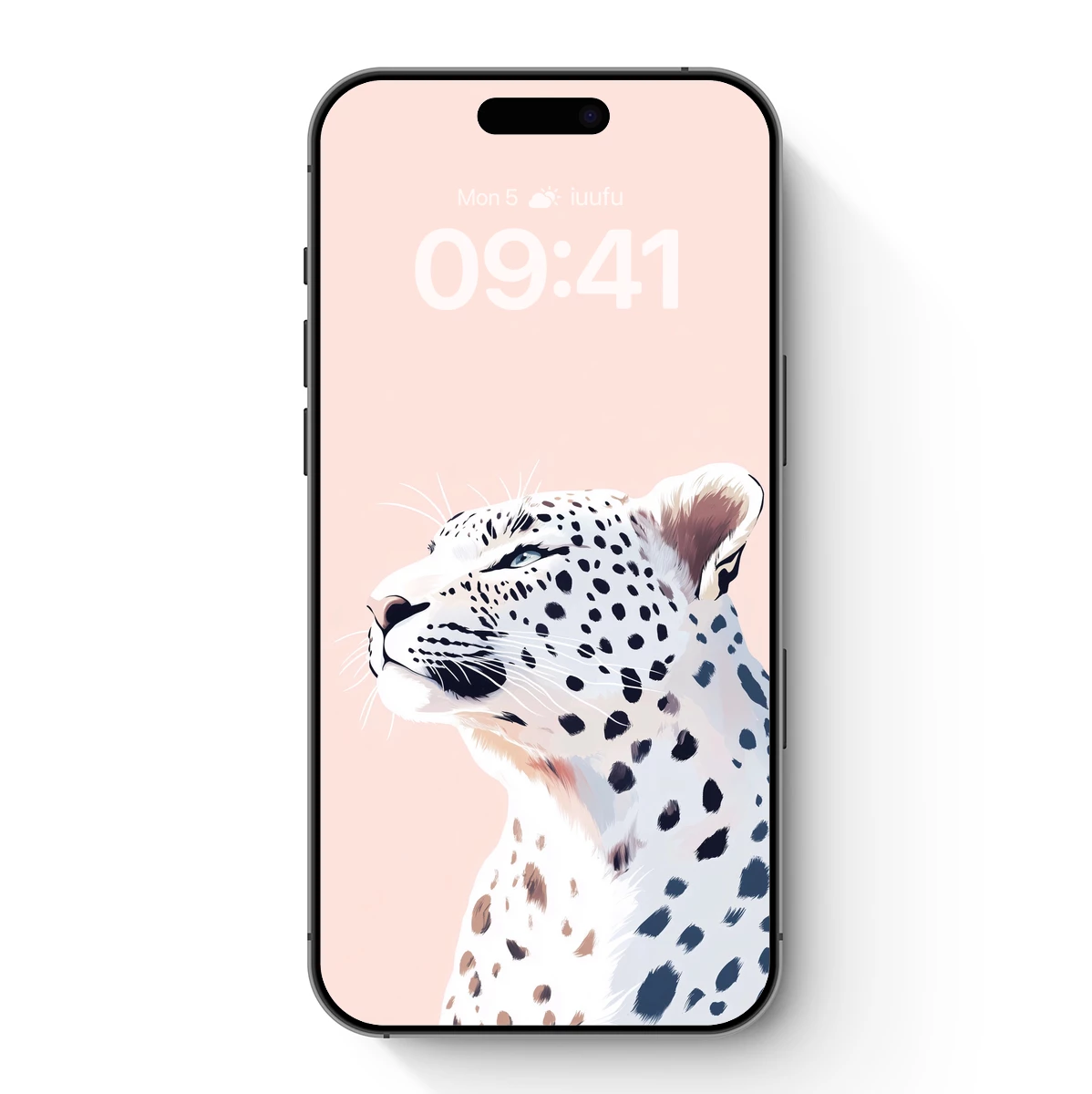 Elegant Leopard in Soft Pastels