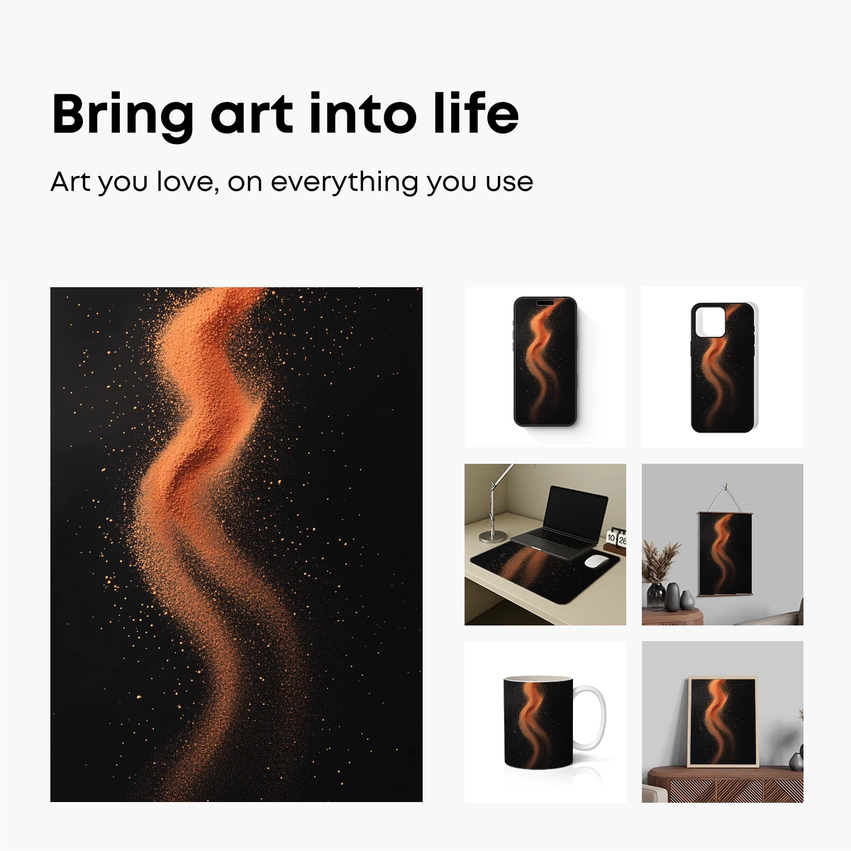 Golden Dust Whirl: Elegance in Motion - Image 2