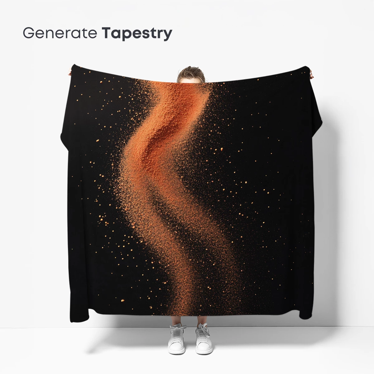 Golden Dust Whirl: Elegance in Motion - Image 5