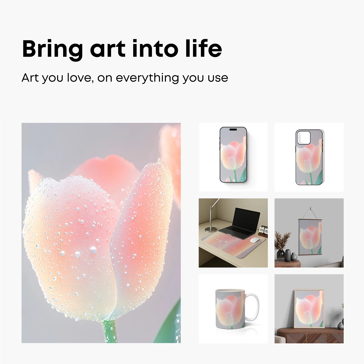 Dew-Kissed Tulip Elegance