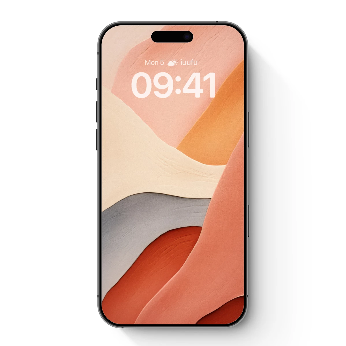 Abstract Terracotta Waves