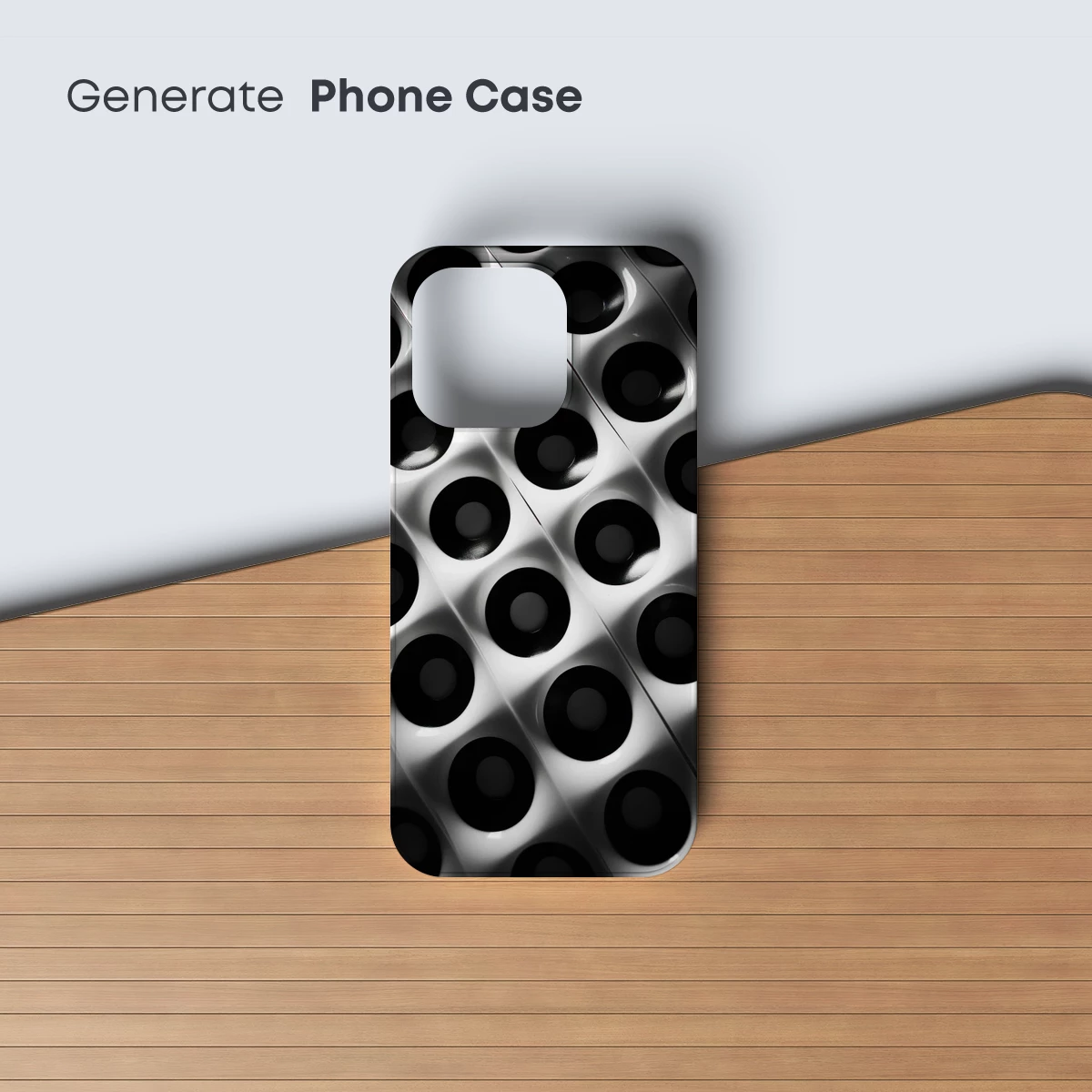 Geometric Shadow Play: Diagonal Holes in Metal - Image 3