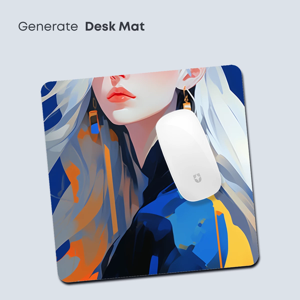 Ethereal Muse in Midnight Blues - Image 4