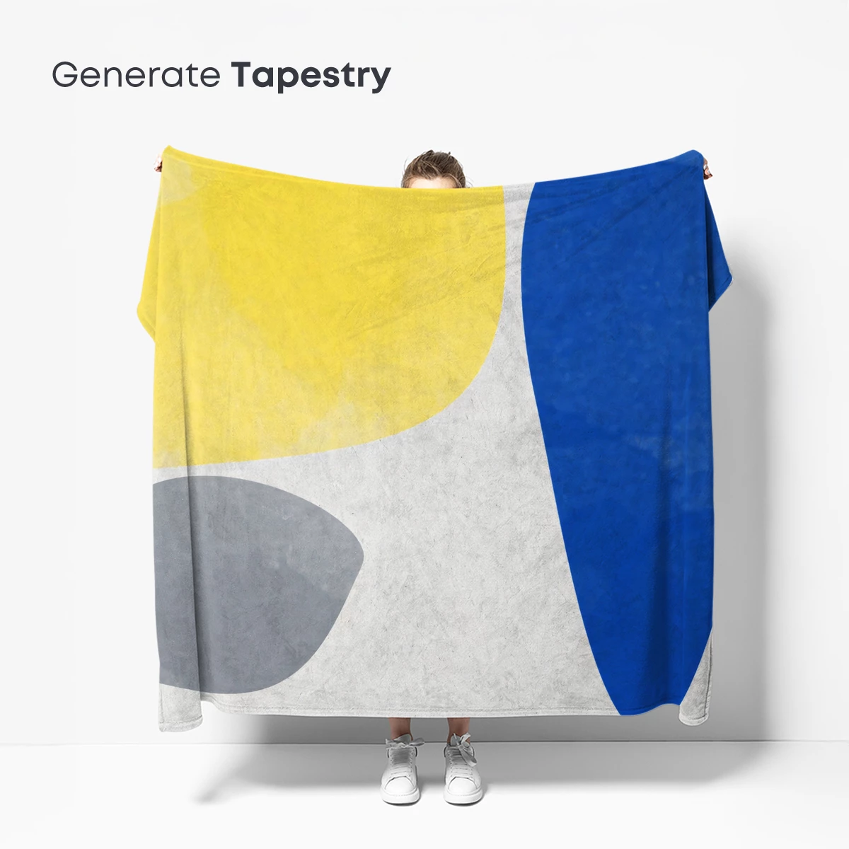 Abstract Harmony: Bold Shapes in Pastel Palette - Image 5