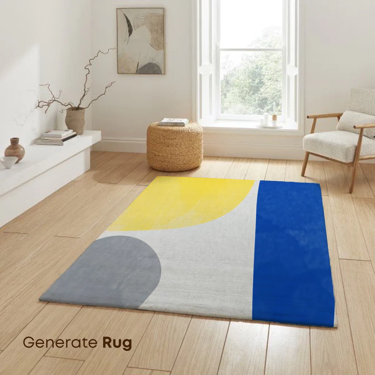 Abstract Harmony: Bold Shapes in Pastel Palette - Image 6
