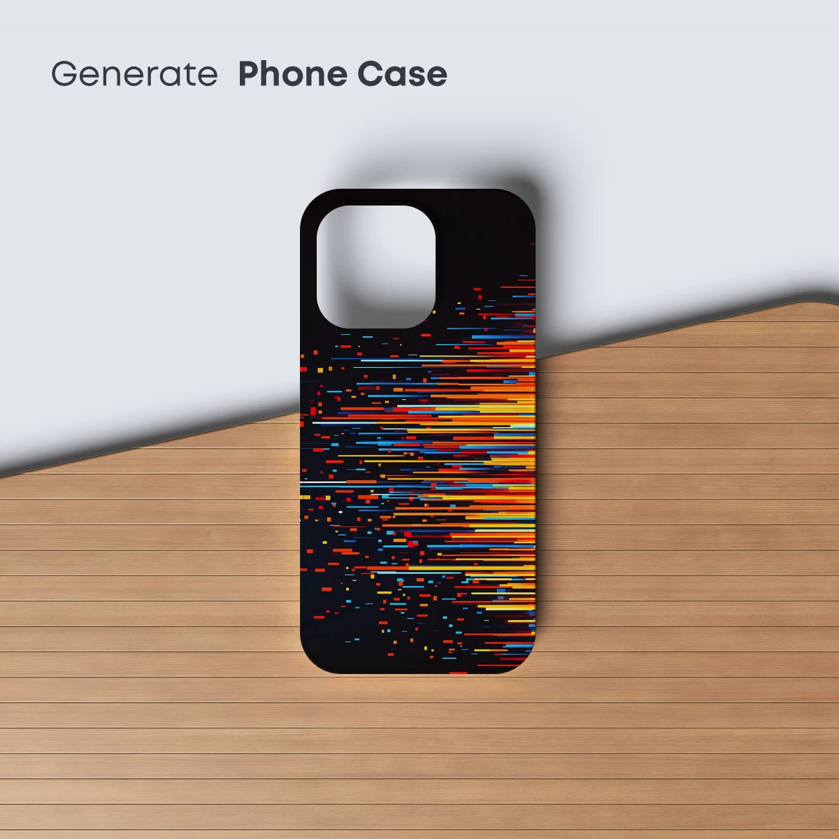 Digital Sunset Symphony: Abstract Line Art - Image 3