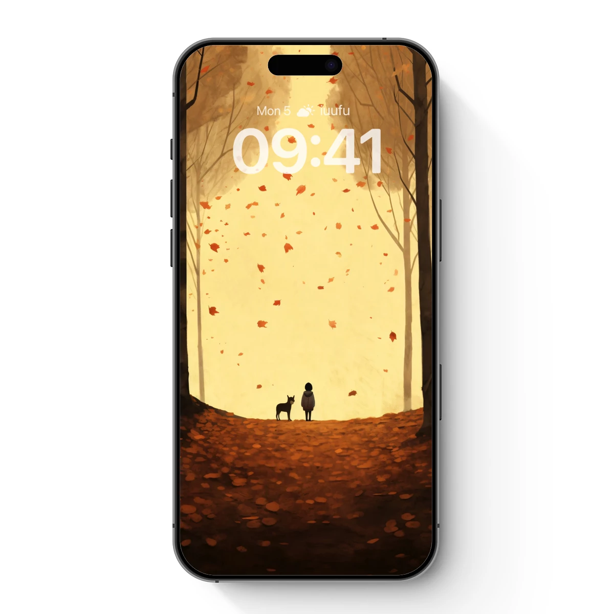 Autumnal Solitude: A Journey Through Falling Leaves