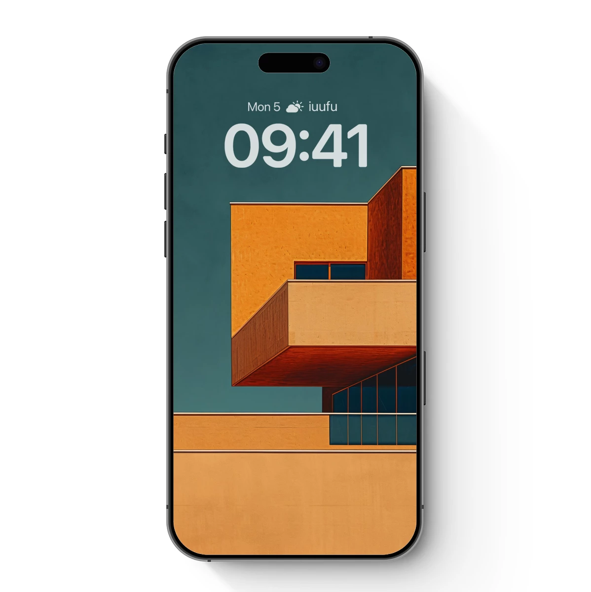 Geometric Sunset Skies: Modernist Architecture in Warm Tones