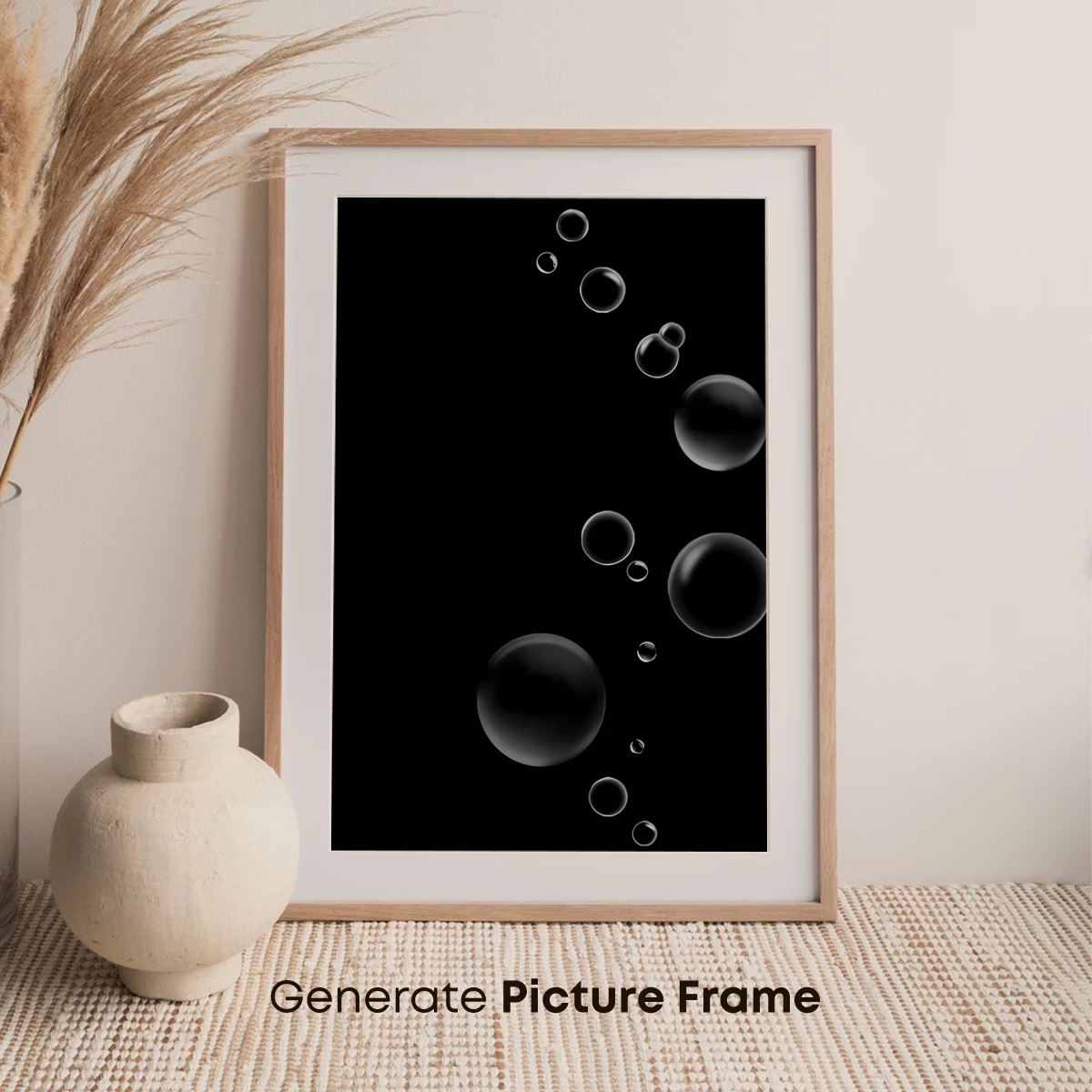 Ethereal Bubbles in Midnight Void - Image 7