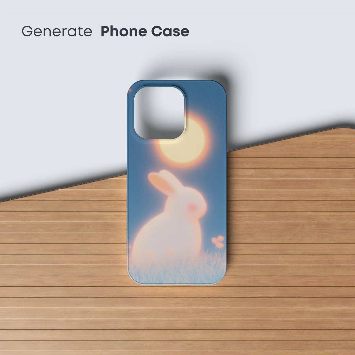 Ethereal Bunny at Sunset: Dreamy Pastel Art - Image 3