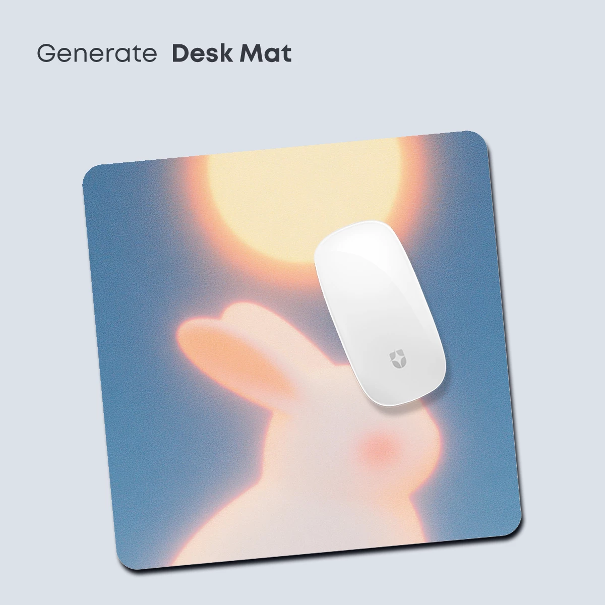 Ethereal Bunny at Sunset: Dreamy Pastel Art - Image 4