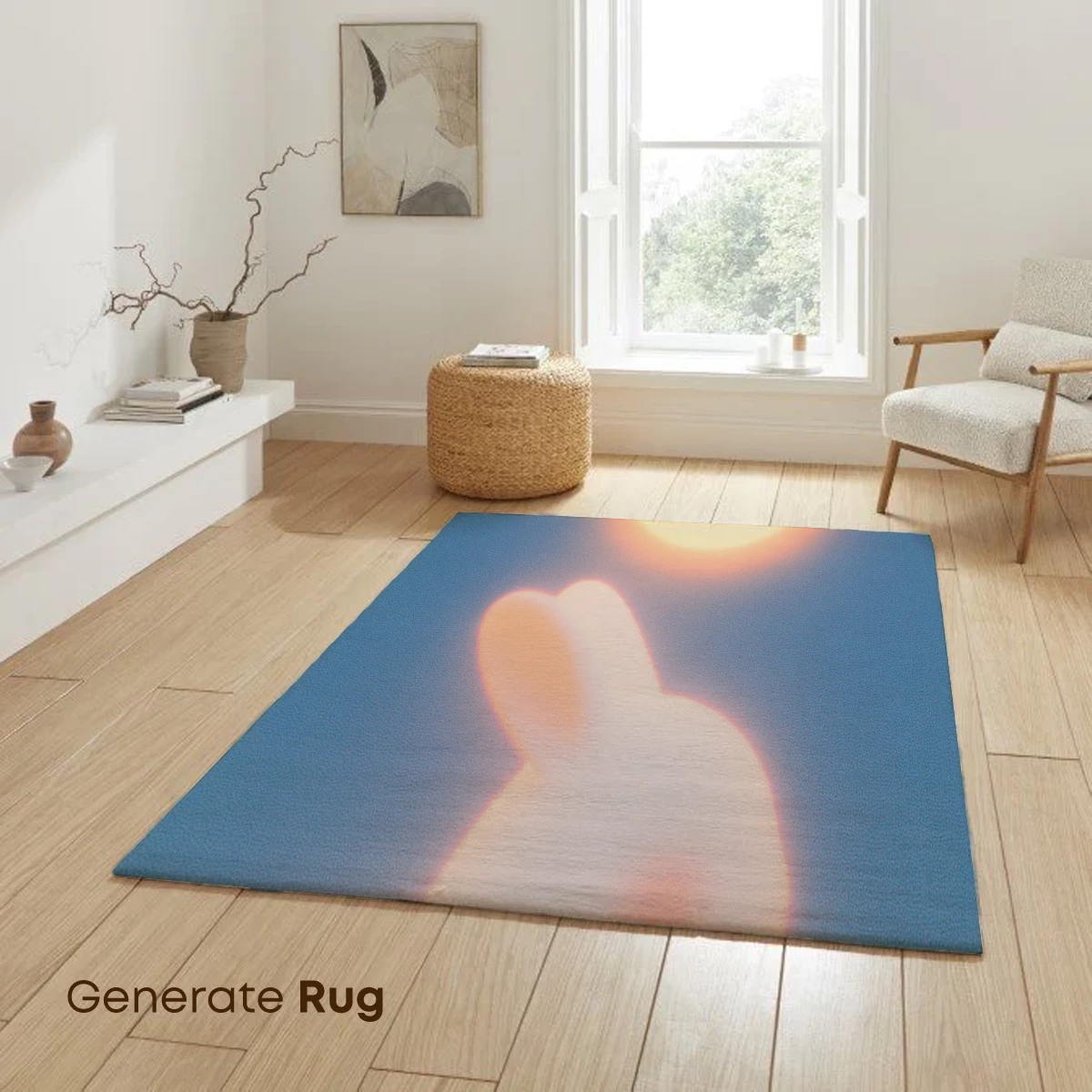 Ethereal Bunny at Sunset: Dreamy Pastel Art - Image 6