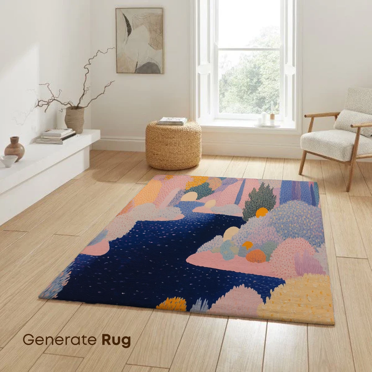 Enchanted River Under a Dreamy Moon - Image 6