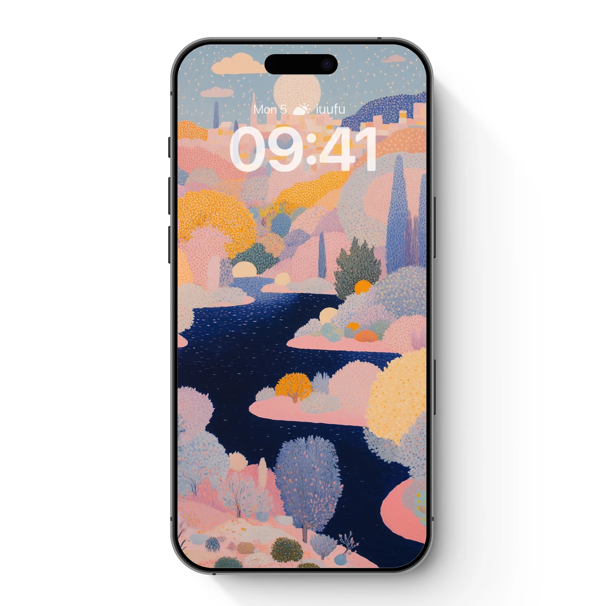 Enchanted River Under a Dreamy Moon