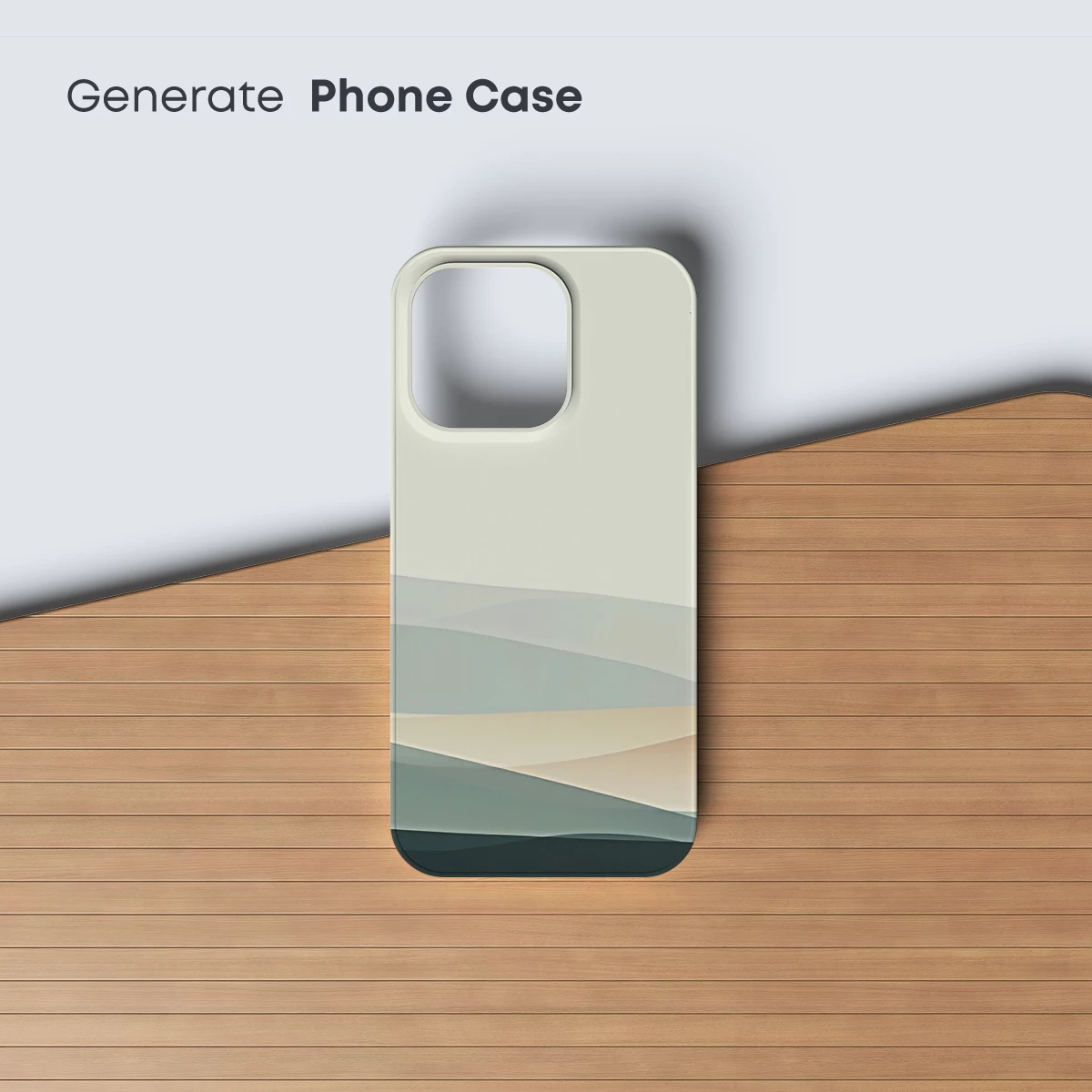 Abstract Horizon Layers: Serene Minimalist Landscape - Image 3