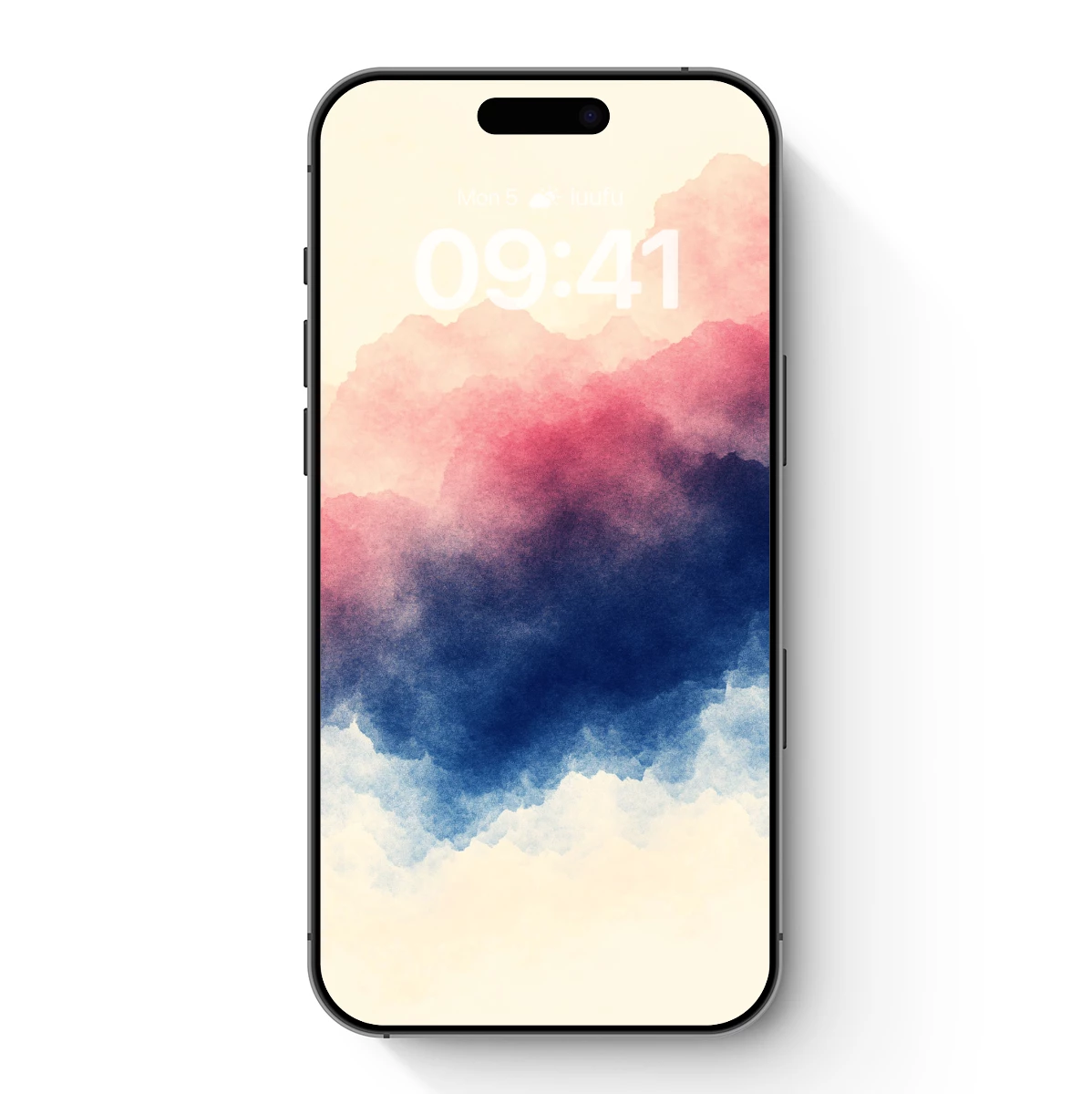 Abstract Cloudscape Symphony: Pink, Blue, and Mist