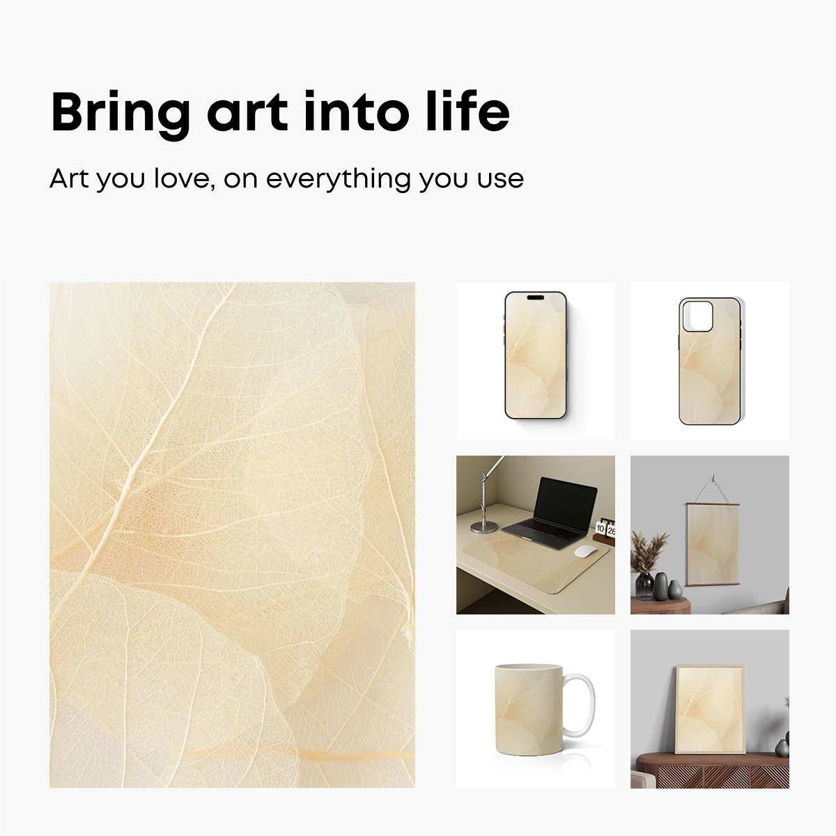 Ethereal Leaf Veins: Nature's Delicate Blueprint - Image 2