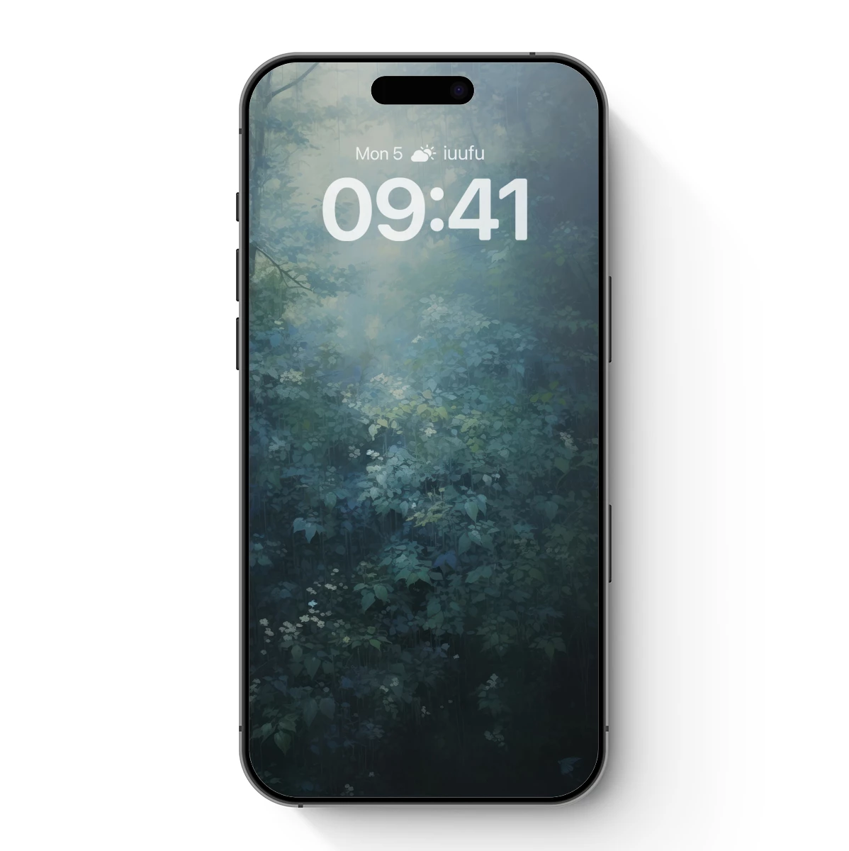 Misty Forest Whisper: Ethereal Greenery in Soft Light