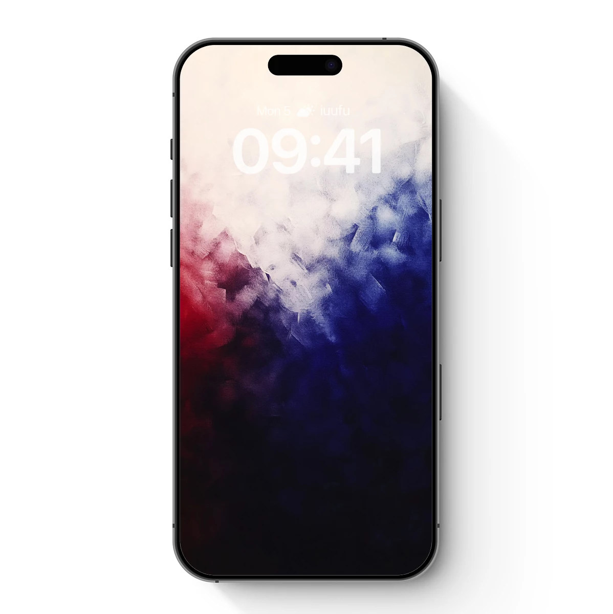 Abstract Fusion: Red, White, and Blue Harmony