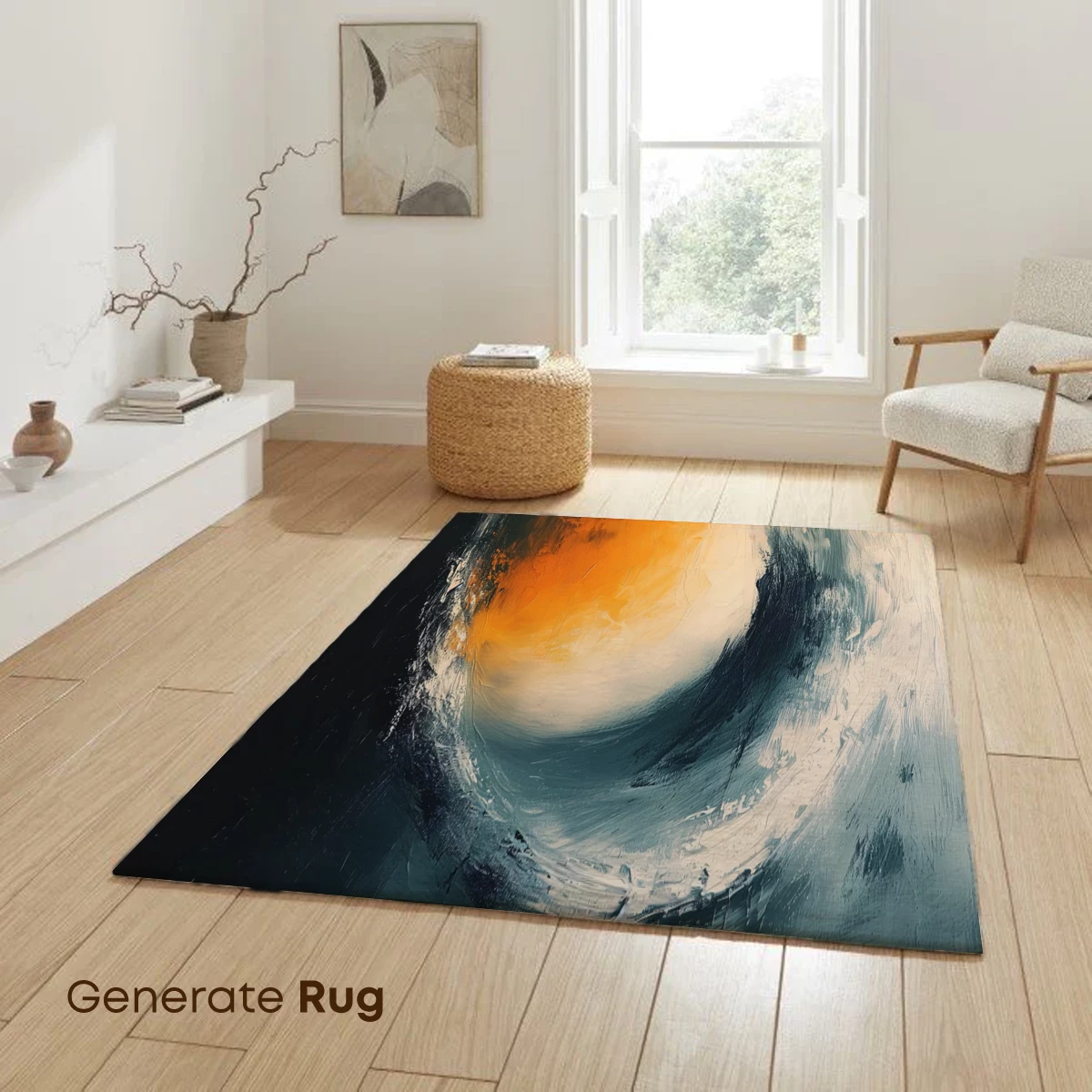 Abstract Wave of Light: Modern Impressionism - Image 6