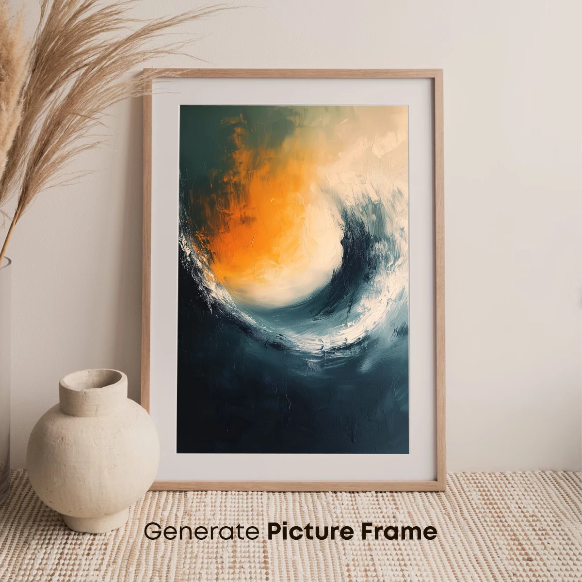 Abstract Wave of Light: Modern Impressionism - Image 7