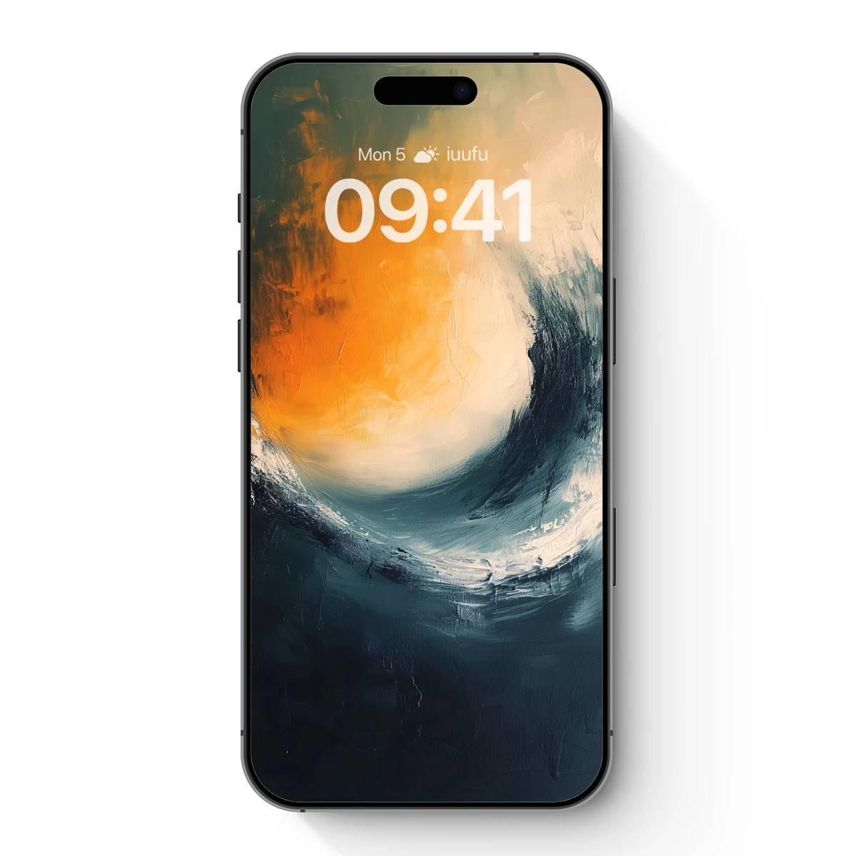 Abstract Wave of Light: Modern Impressionism