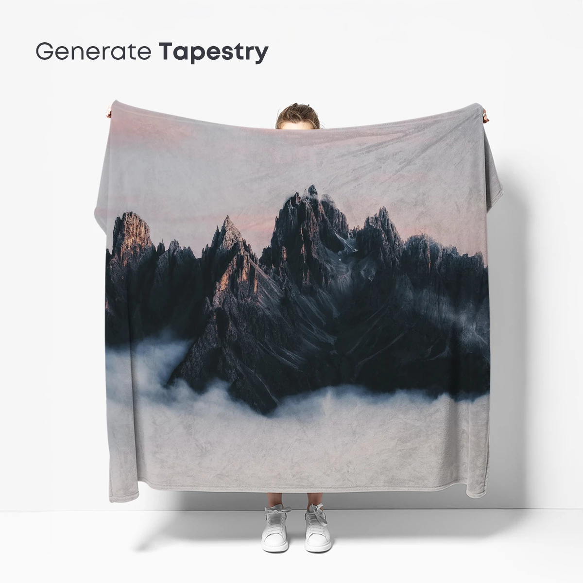 Misty Mountain Peaks: Dawn's Ethereal Embrace - Image 5