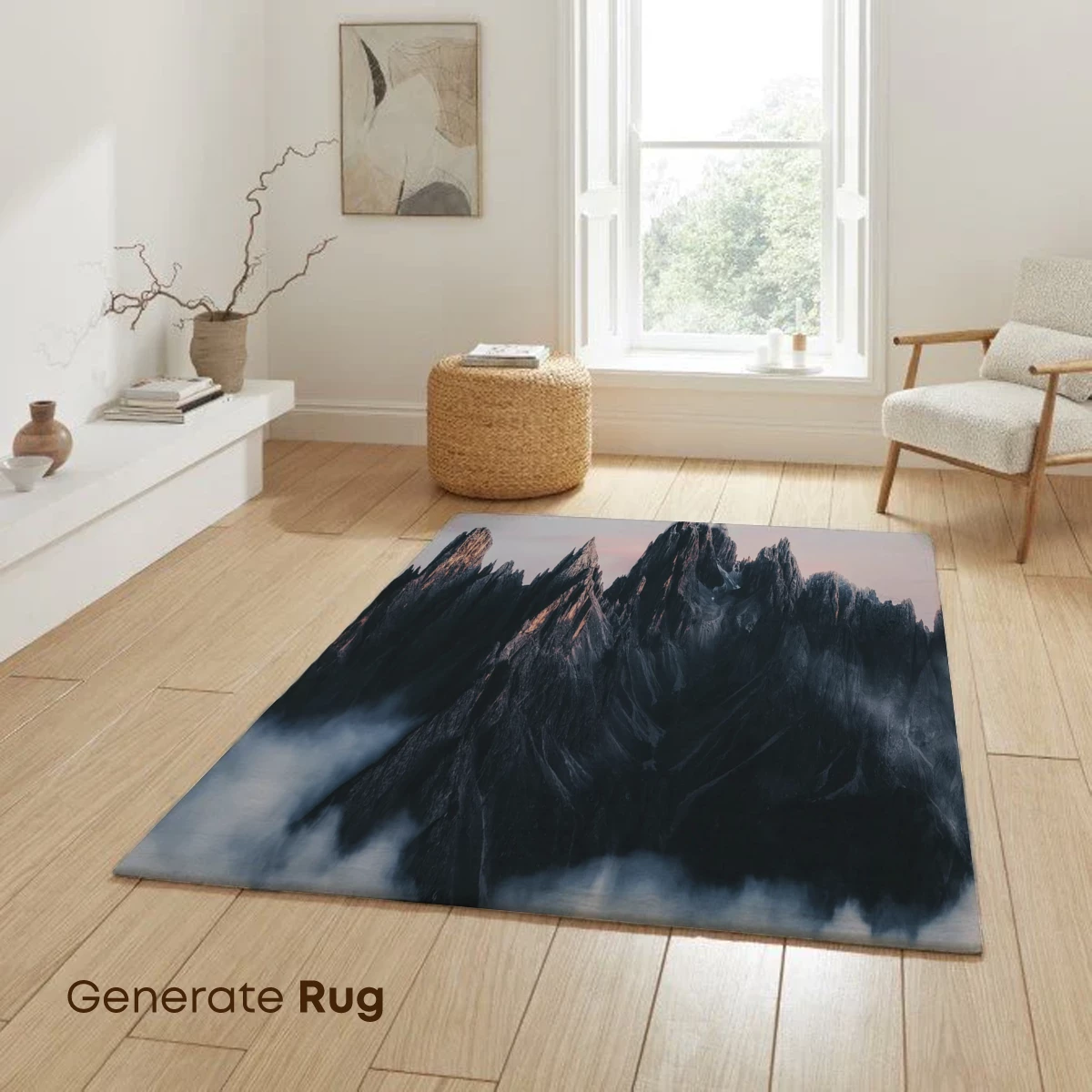 Misty Mountain Peaks: Dawn's Ethereal Embrace - Image 6