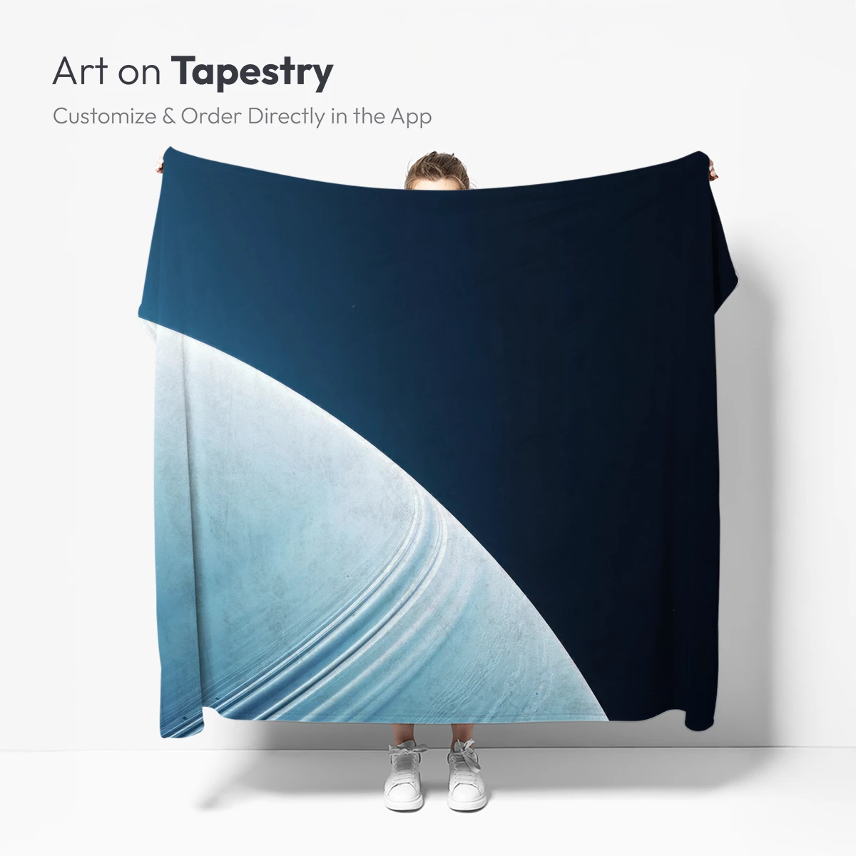 Celestial Serenity: Saturn's Whispering Rings - Image 5