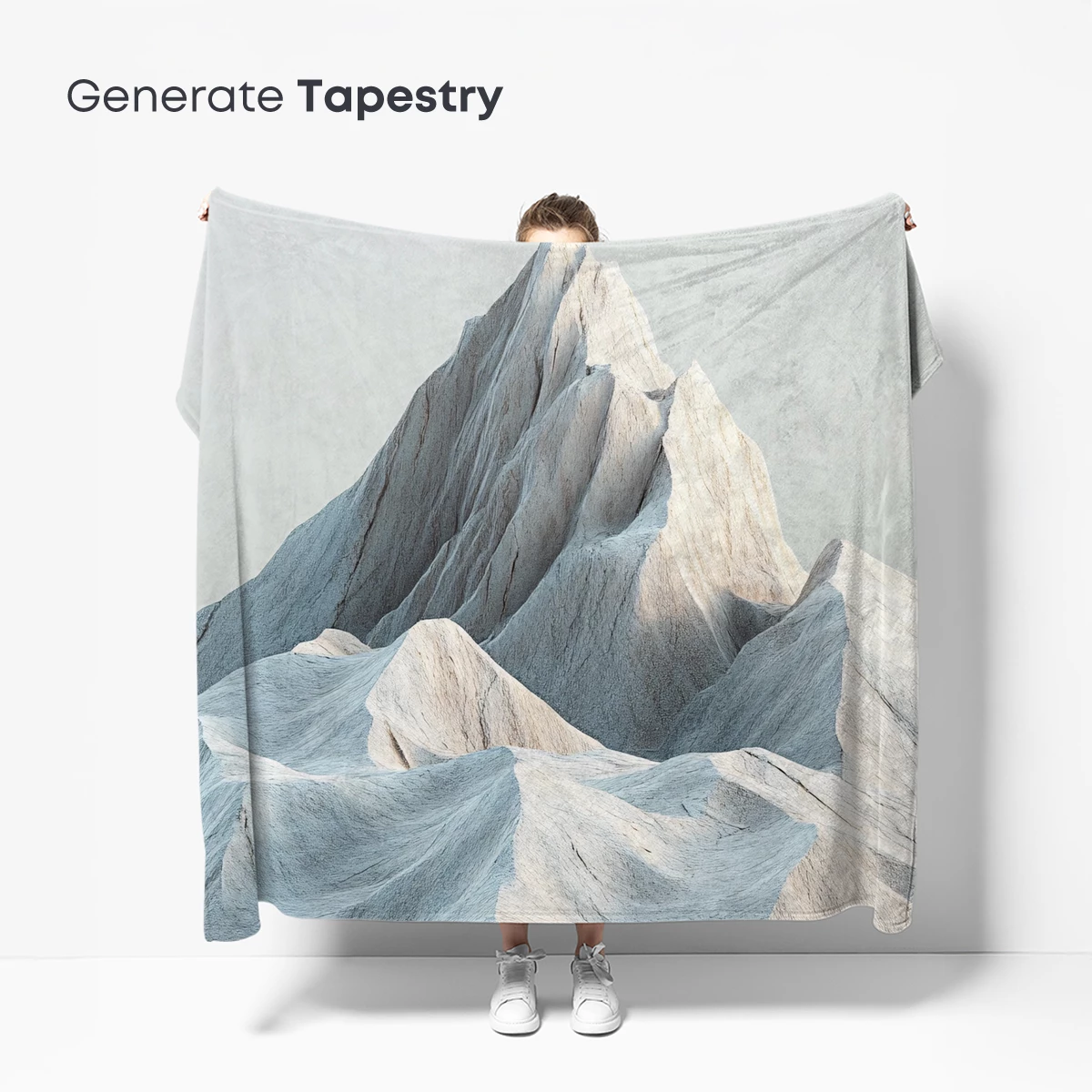 Ethereal Mountain Peaks: A Study in Minimalist Elegance - Image 5